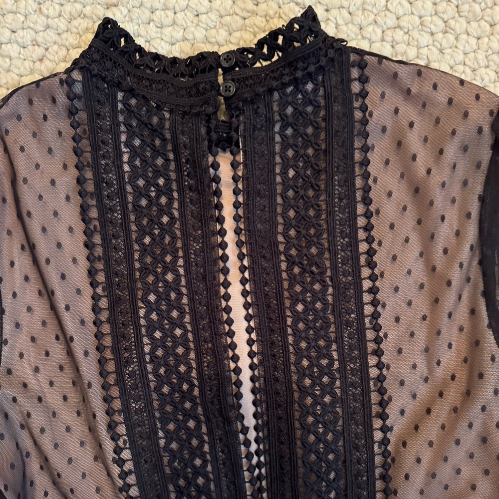 One 33 Social Glimmer Lace Mini Dress. EUC! - Picture 9 of 11